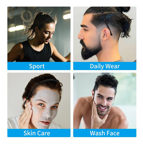 10 Piezas Diademas De Metal Ondulado, Aro Para El Cabello,