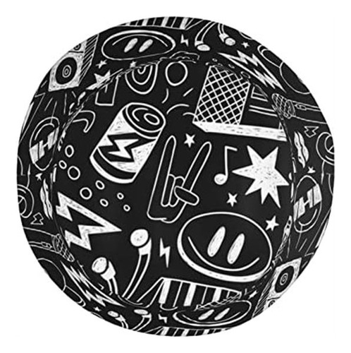 Chapéu Balde De Música Rock Doodle Para Praia, Chapéu De Pe