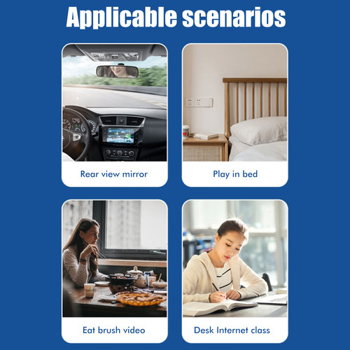 360° Multiuso Soporte Para Teléfono Con Espejo Retrovisor