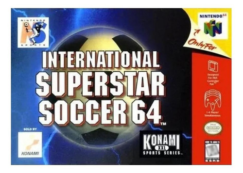 International Superstar Soccer 64  Standard Edition Konami Nintendo 64 Físico