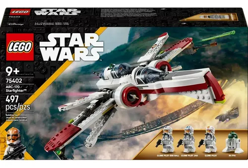 ヂェラード　ネスワドバ作　花市場 Kit de construção Lego Star Wars Starfighter ARC-170 75402