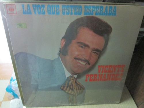 Vicente Fernández- La Voz Que Usted Esperaba Lp Nuevo ---