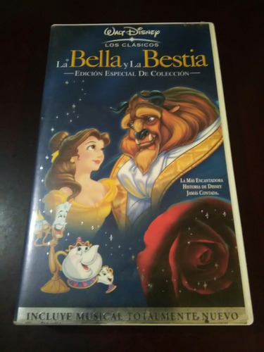 Vhs La Bella Y La Bestía Edición Especial De Colección 