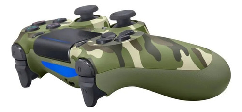 Joystick Para Ps4 + Auricular Gamer Camuflado Verde