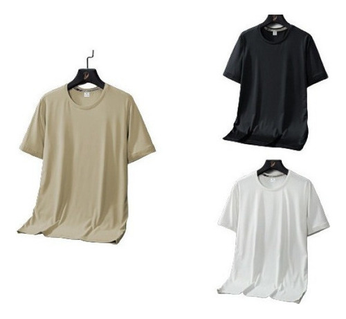 Kit 3 Camisas Hombre Manga Corta Quick Dry Ice