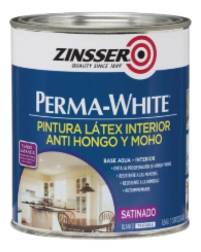 Perma White Interior Antihongo Satinada X1lt+ 1 Lija Agustin