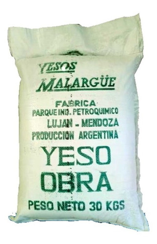 Yeso Tradicional X 30 Kg Malargüe