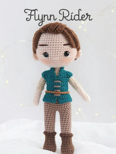 6 Patrones Principes Crochet Amigurumi Ingles Español
