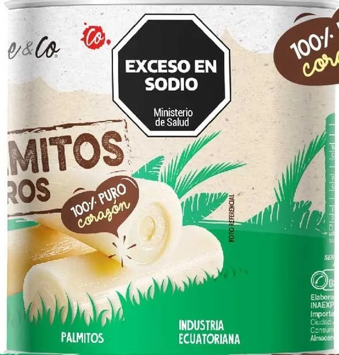 Palmitos Entero 800 Gr Cuisine & Co X Unidad Envios