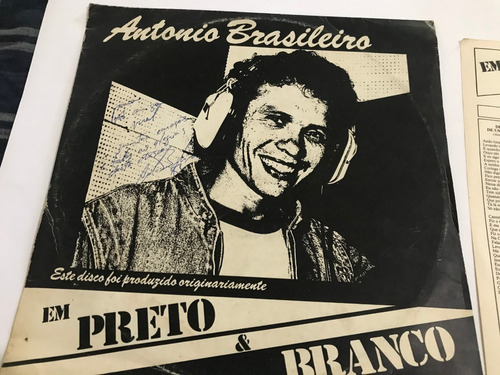 Lp Antonio Brasileiro Em Preto E Branco - Autografado