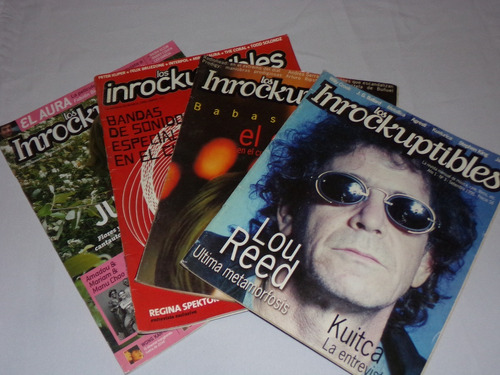 Lote Por 4 Revistas Los Inrockuptibles  N° 03 Y Otras