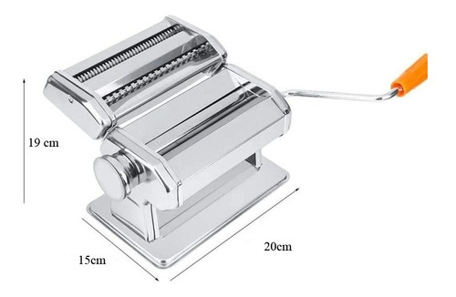 Imagen 4 de 10 de Maquina De Pastas Fabrica Fideos + Sobadora Acero Inoxidable