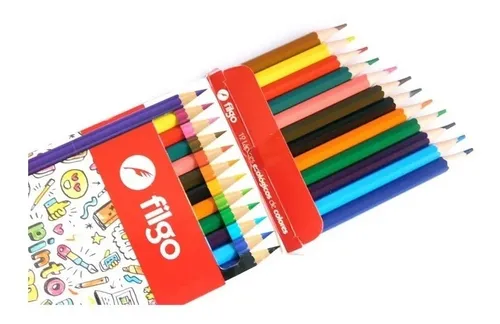 comprar Lapices Filgo Pinto Largos X 12 Colores X 5 Cajas