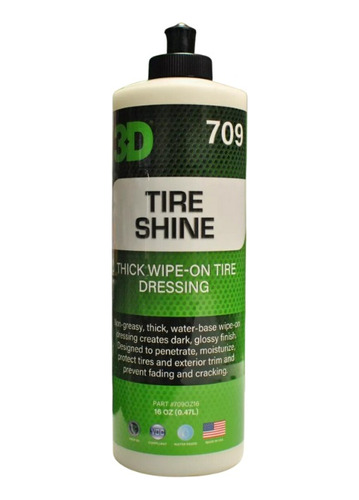 3d Tire Shine Acondicionador Protector Plasticos