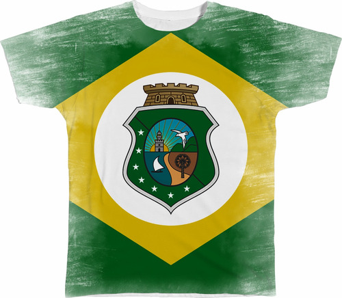 Camisa Camiseta Bandeira Ceará Fortaleza Nordeste Brasil 01