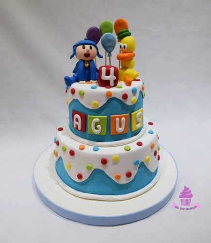 Torta Pocoyo - Tematica Mesa Dulce Tortas Infantiles 30 Pers