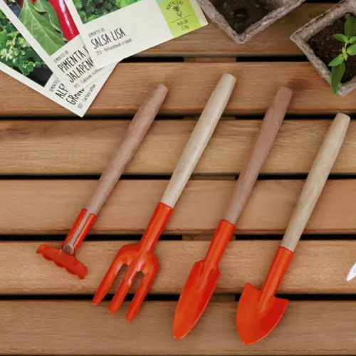 Conjunto Jardinagem 4 Peças Tramontina Para Vasos Pequenos