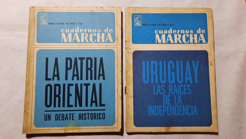 Lote Cuadernos Marcha Patria Oriental Uruguay Independencia 