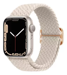 Laço Trançado Para Apple Watch Band 7 6 Se 5 4 3 40mm 44mm A