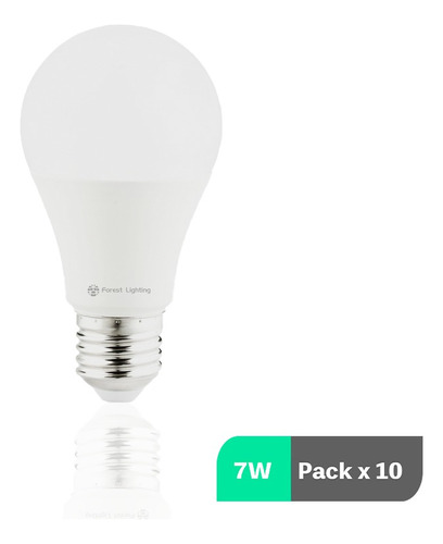 Lámparas Led Foco 7w=50w E27 Luz Cálida/fría Pack X 10u.