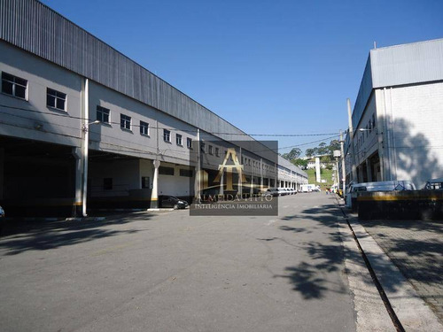 Excelente Galpão Para Locação Em Condomínio Logístico Com 1.298,83 M² Em Barueri/sp - Confira! - Ga0400