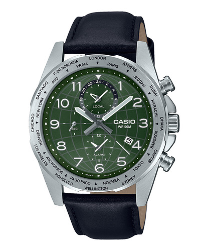 Imagen 1 de 1 de Reloj Casio Caballero Mtp-w500l-3av