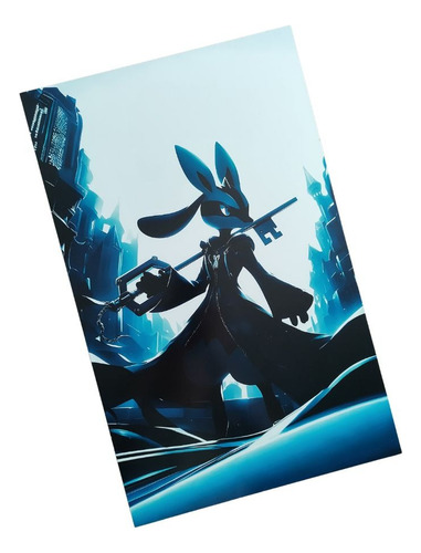 Cuadro En Trovicel De 31 X 50 Cms - Pokémon Lucario