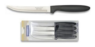 Cuchillo Para Churrasco Mango Plástico Tramontina Caja X12