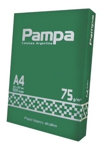 3 Resma A4 Pampa 75gr 1500 Hojas