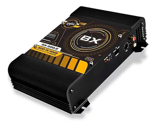 Módulo amplificador digital Boog Bx 800.2 800 W Rms, 2 ohmios, color negro