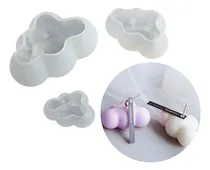 Comprar Molde De Silicón Para Hacer Velas Jabones Forma Nubes 3 Pzas