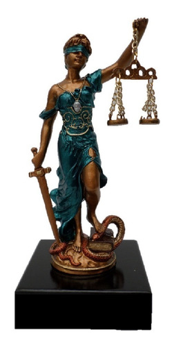 Dama Diosa De Justicia Personalizada 21cm Themis Abogados Pi
