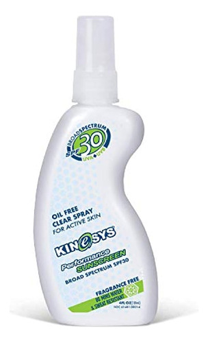 Kinesys Spf30 Performance Sunscreen Spray, Sin Fragancia, 4 