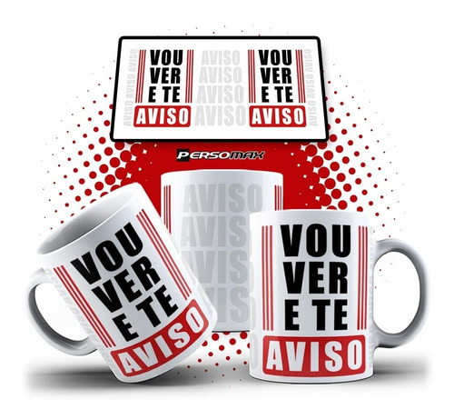 Caneca Frase Vou Ver E Te Aviso Meme Divertido Humor Brasil