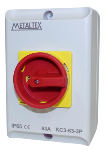 Chave Seccionadora 3 Polos 63a Com Caixa Ip65 - Metaltex (i)