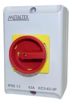 Comprar Chave Seccionadora 3 Polos 63a Com Caixa Ip65 - Metaltex (i)