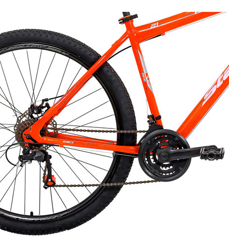 Bicicleta Status Big Evolution 29 Disc Laranja/branco Cor Laranja Tamanho do quadro L