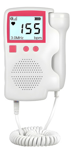 Baby Detector De Frecuencia Cardíaca Doppler Fetal Portátil