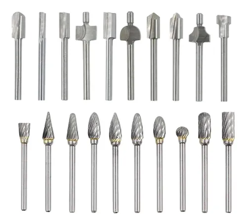Juego De Brocas Rotativas De Carburo De Tungsteno, Accorios De