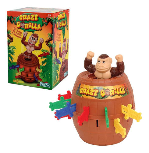 Crazy Gorilla Juego Mesa Didactico Infantil Ditoys Original