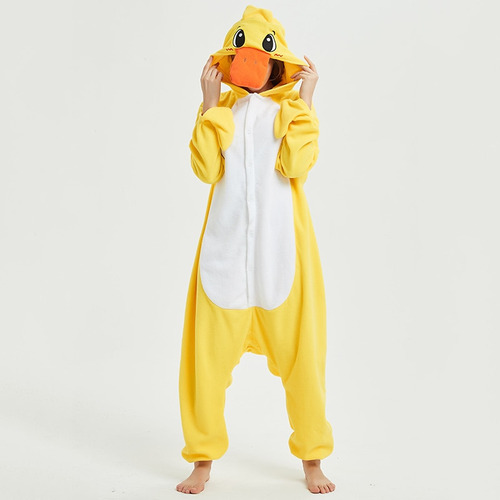 A Traje De Pijama De Pato Para Mujer Con Forma De Cosplay