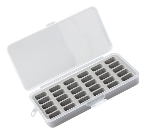 Caja De Bobina De 30 Rejillas, Soporte De Bobina, Gris
