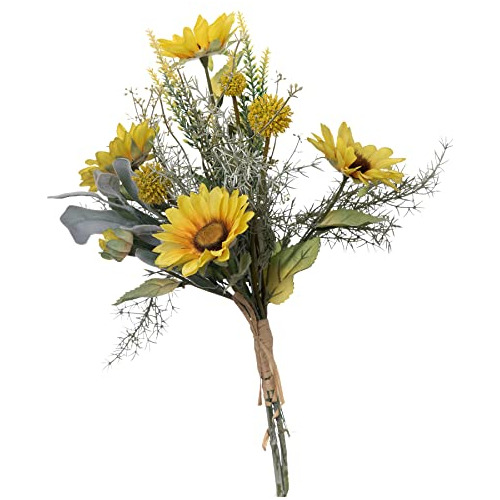 Multicolor Artificial Flowers With Stems, Realistic Fau...
