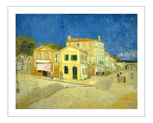 Lamina Fine Art La Casa Amarilla Van Gogh 50x60 Myc