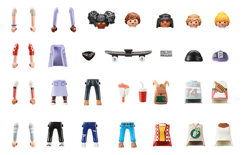 Figura Armable Playmobil City Life Desfile De Moda 54 Piezas 54