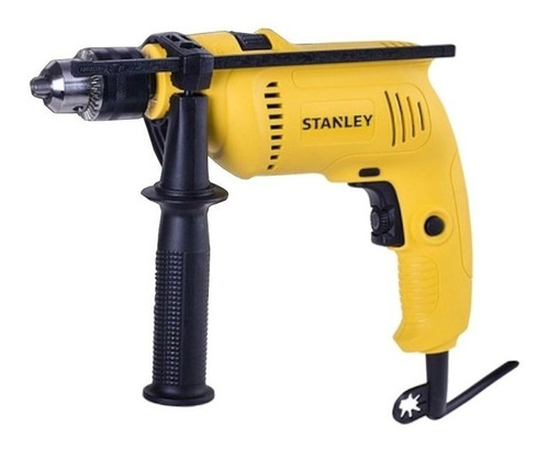 Furadeira de Impacto 13mm Stanley, Modelo SDH600K, Furadeira Profissional com Maleta para Ferramentas, Potência 600W, 127V