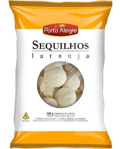 Biscoito Sequilhos Laranja Porto Alegre 100 Grs
