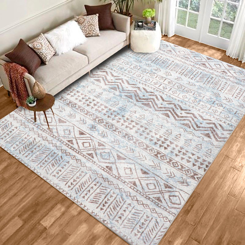 Auruge Alfombra Vintage De Estilo Bohemio, Acogedora, Esponj