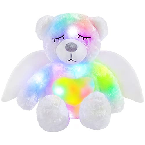 Athoinsu Iluminación Angel Teddy Bear Animal Esposo Zlp15