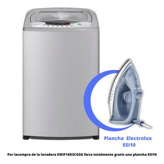 Lavadora Electrolux Carga Superior 14 Kg Ewif14d3cgsg Gris